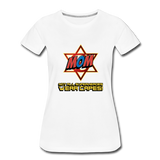 Superhero Jewish Mom T-Shirt. Not All Superheros Wear Capes - white