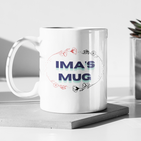Imas Mug 11-15 oz Mug. Gift For Jewish Mom | Ima | אמא