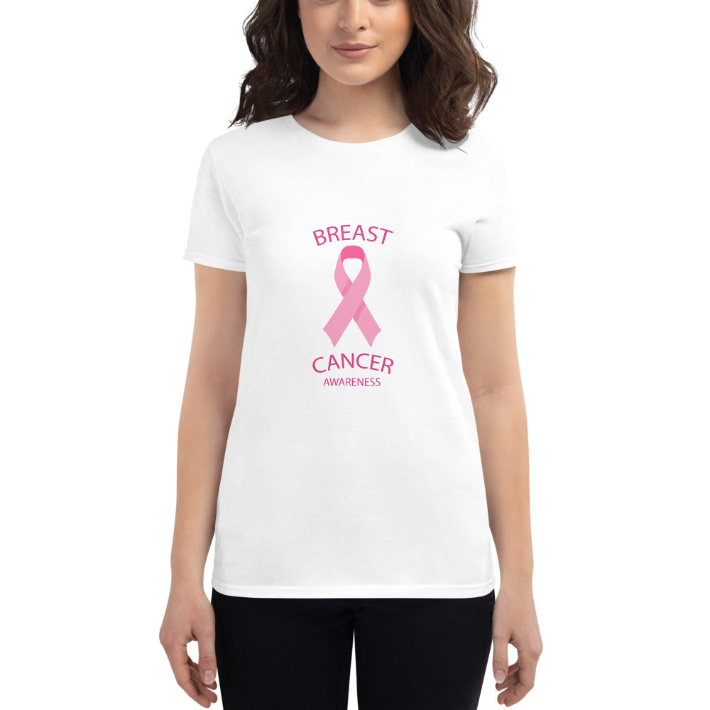 Women's Breast Cancer Awareness T-Shirt. N.O.F.A. Pink. – Proud Jews
