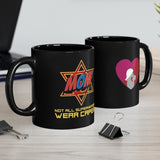 Superhero Jewish Mom Heart Design 11-15 oz Mug