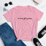 No Time For Yentas Women's Jewish T-Shirt. pink