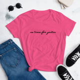 No Time For Yentas Women's Jewish T-Shirt. pink hot