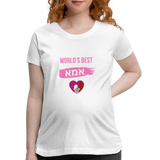 Worlds Best אמא Maternity T-Shirt Pink