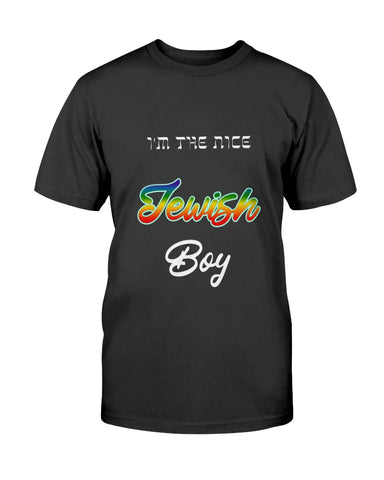 I'm The Nice Jewish Boy Jewish LGBTQ+ Men's Fitted Crew T-Shirt