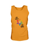 Oy Vey I'm Gay Jewish LGBTQ+ Men's Ultra Cotton Tank Top Proud Jews Biggest Collection of Jewish LGBTQ+ Designs. Jewish LGBTQ+ | LGBTQ Equality in Jewish Life | Gay and Jewish guy |LGBTQ Jews