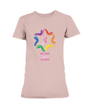 Women’s Breast Cancer Awareness T-Shirt. N.O.F.A. Rainbow.