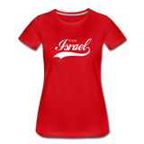Enjoy Israel Women's Premium Iconic T-Shirt - red
