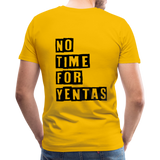 No Time for Yentas Men's T-Shirt - sun yellow