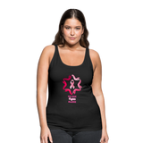 Women’s Breast Cancer Awareness Tank Top. N.O.F.A. Pink - black