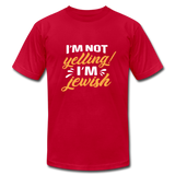 I'm Not Yelling I'm A Jewish Mother T-Shirt for Mom / Eima - red