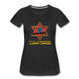 Superhero Jewish Mom T-Shirt. Not All Superheros Wear Capes - black